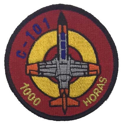 Escudo bordado C-101 Patrulla Águila 1000 horas